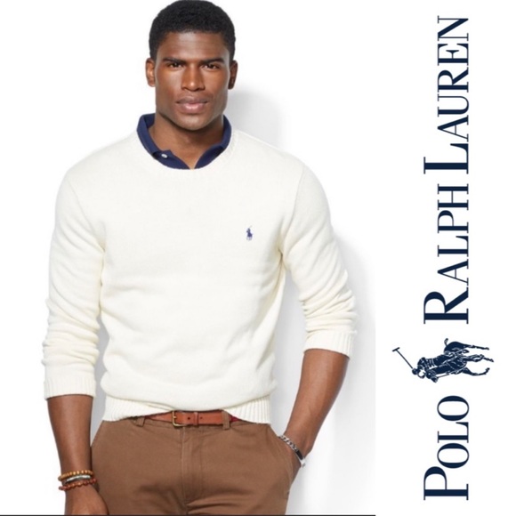 Polo by Ralph Lauren | Sweaters | Polo By Ralph Lauren Vintage Cream  Knitted Sweater | Poshmark